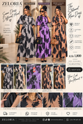 The ZELORIA Statement Maxi Dress in three available colourways with real product photos